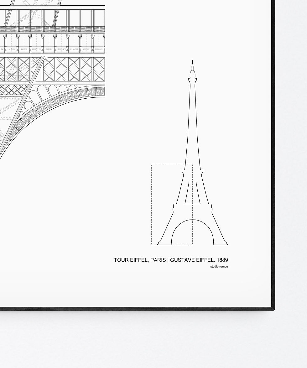 תמונה ממוזערת: TOUR EIFFEL איור במגוון גדלים