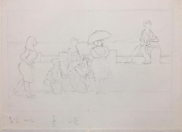 Underdrawing for Martinique People by Ba