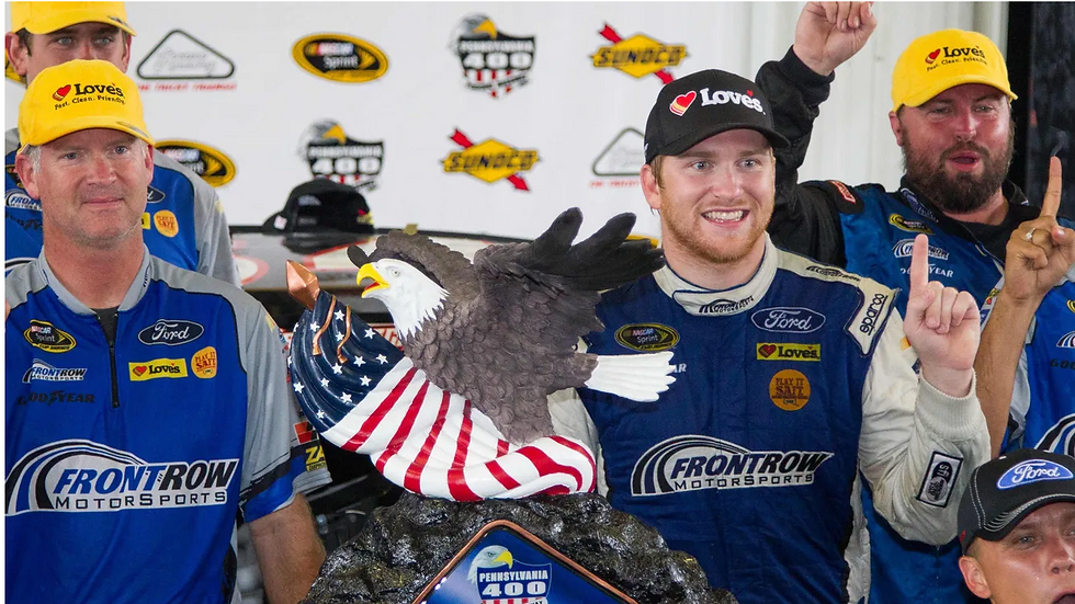 10 years since Chris Buescher's first win