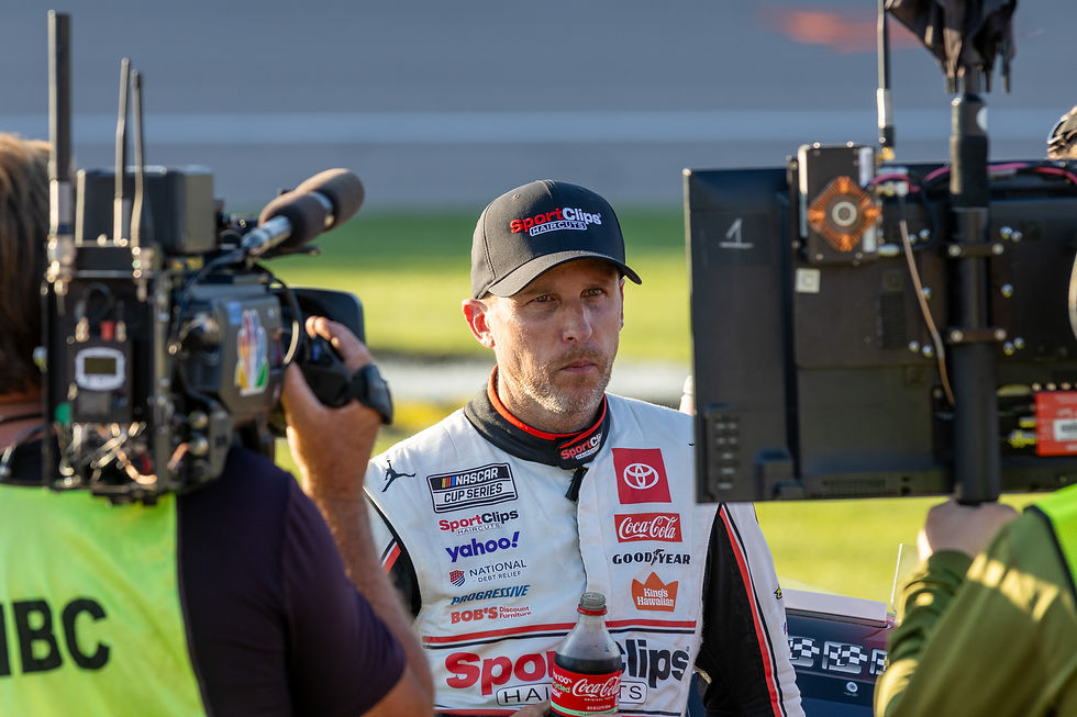 Denny Hamlin is left pondering what went wrong.