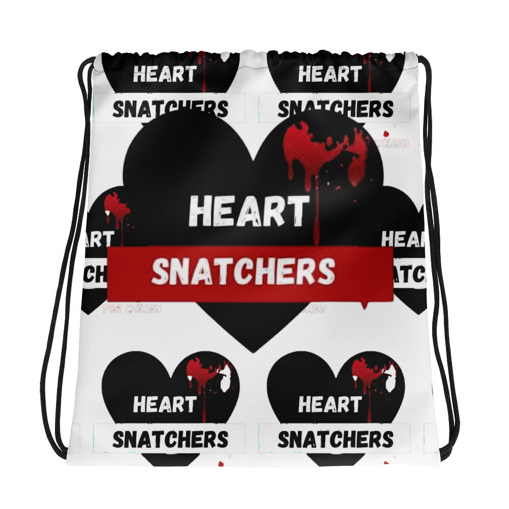 Womens Heart snatchers Drawstring bag