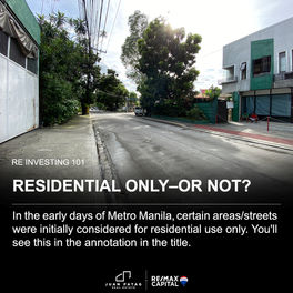 Residential only–or not?