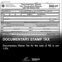 Documentary Stamp Tax