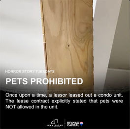 Pets Prohibited