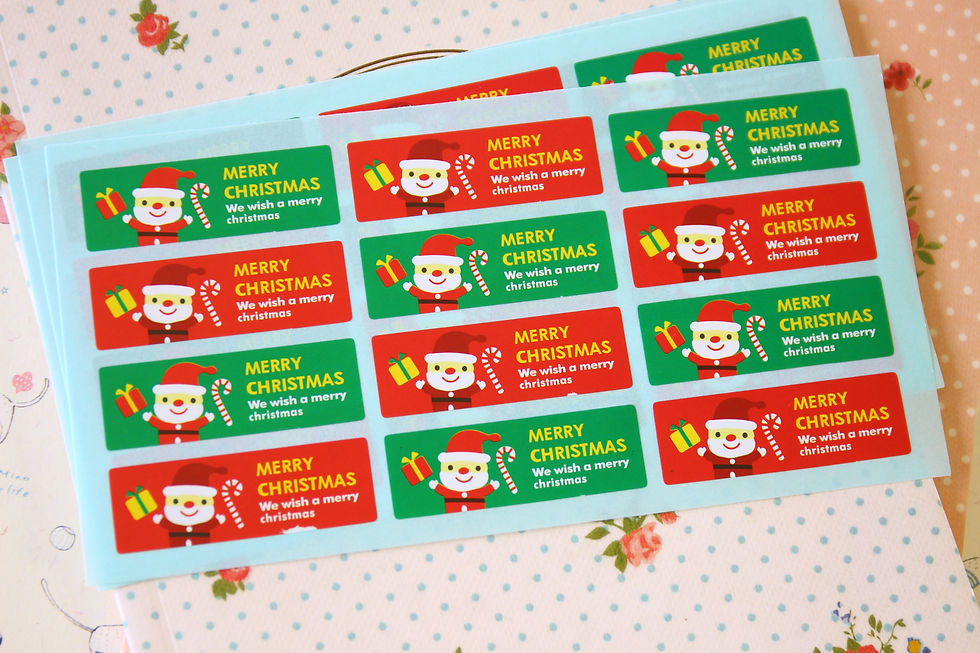 Thumbnail: little santa christmas cartoon sticker seals