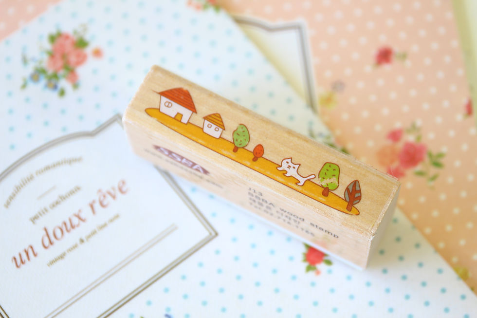 Thumbnail: ssba cute cat cartoon rubber stamps