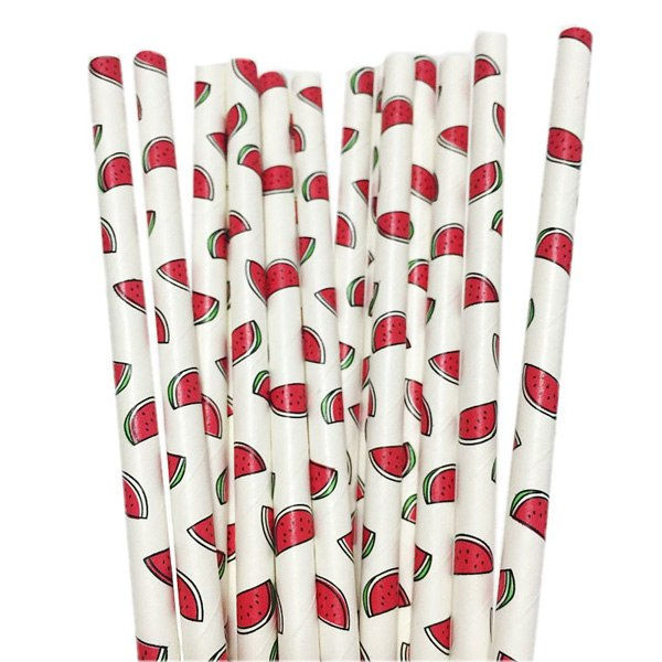 Thumbnail: fruits paper straws