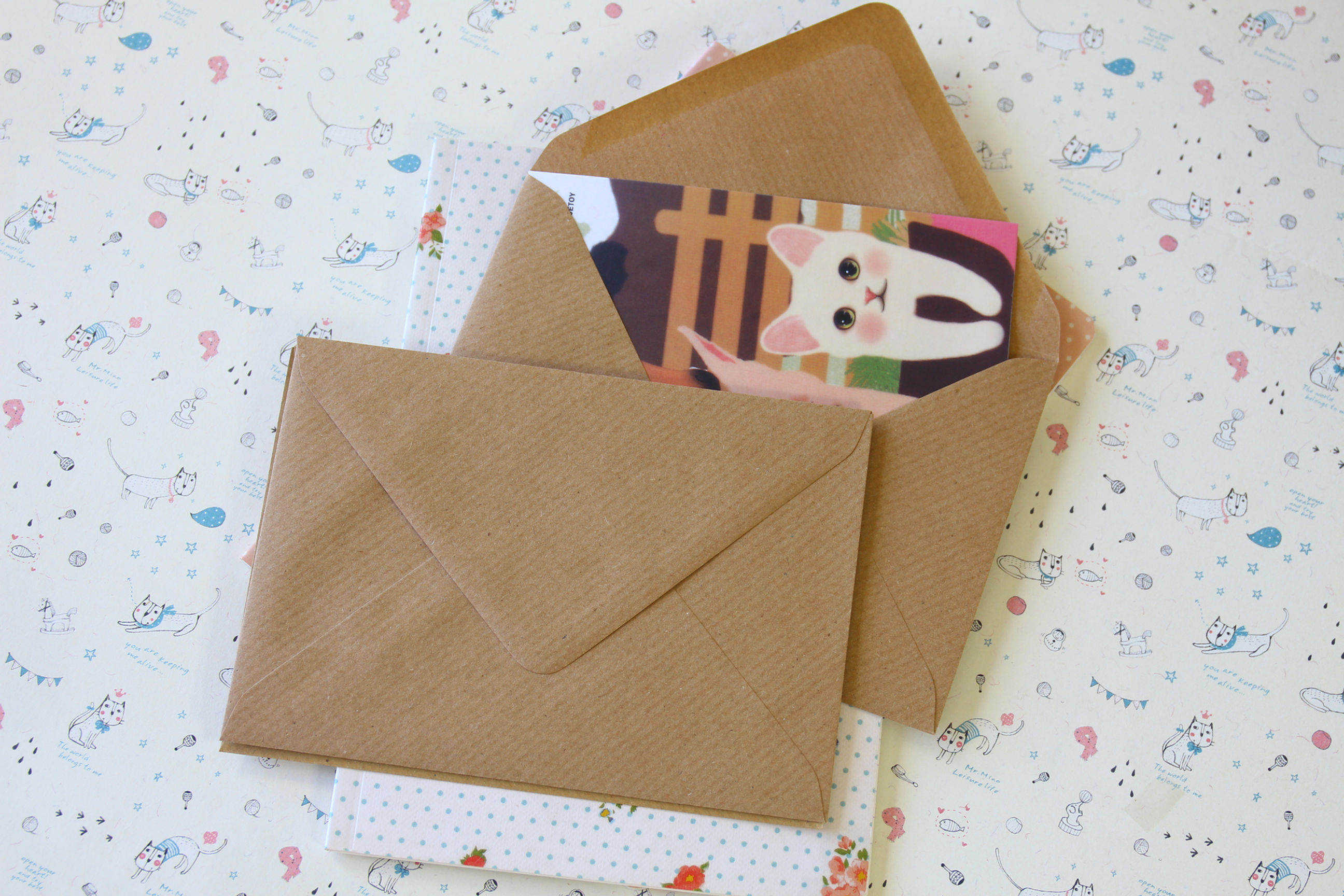 ribbed brown kraft c6 banker envelopes