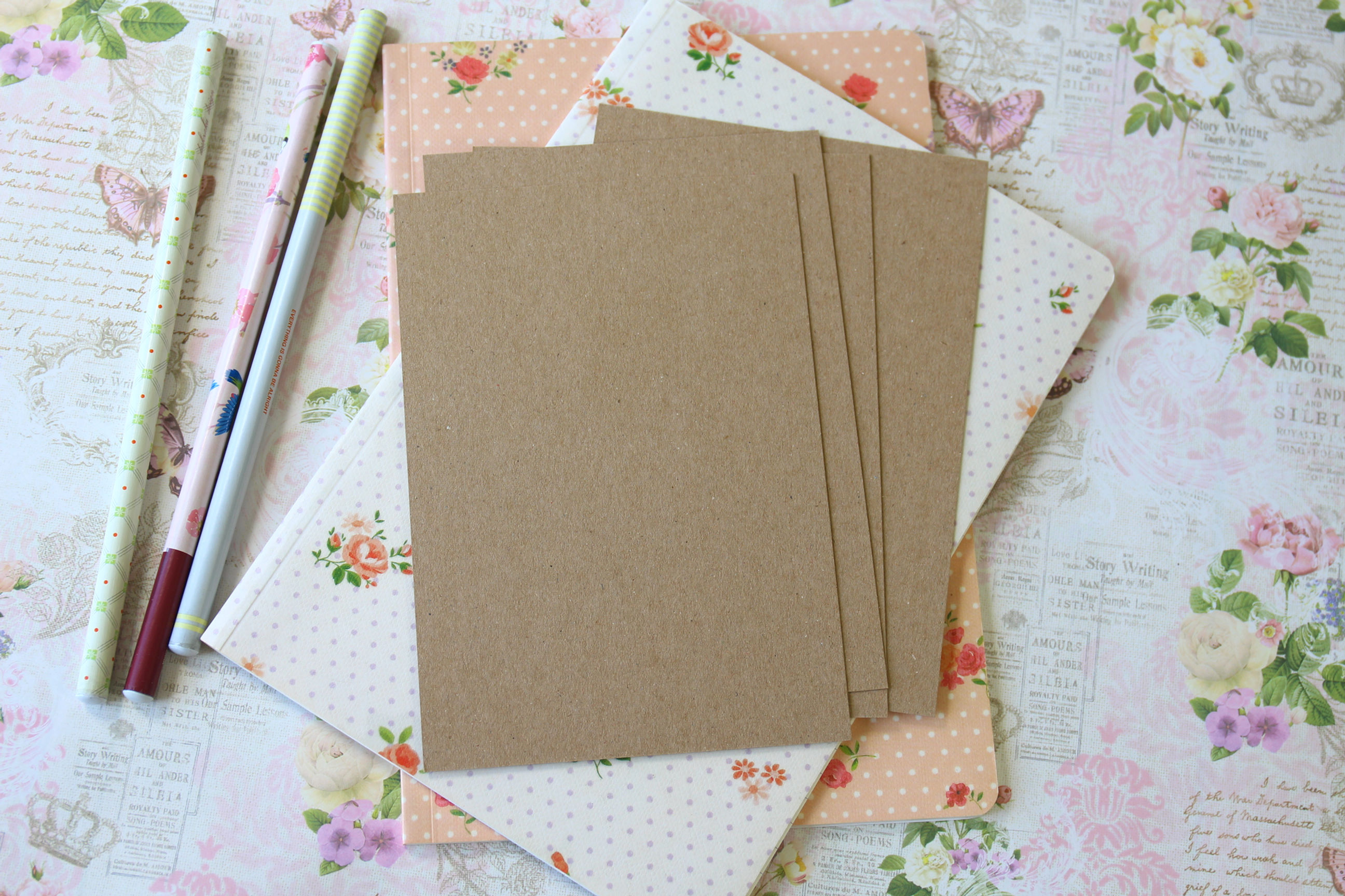 eco kraft brown 250gsm postcard blanks
