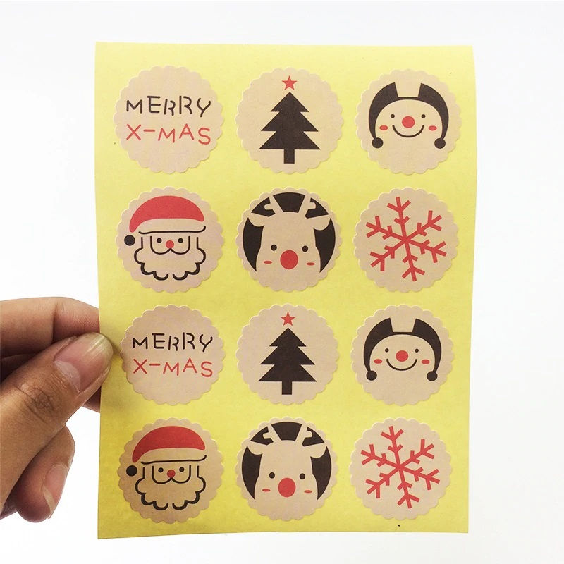 Thumbnail: merry christmas cartoon sticker seals
