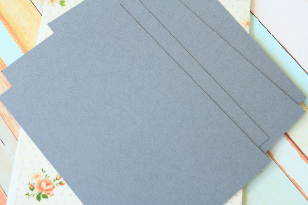 Thumbnail: pewter grey craft style postcards