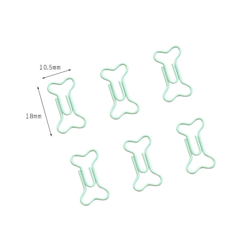 Thumbnail: mini dog bone paper clips