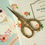 Thumbnail: gold effect antique style scissors