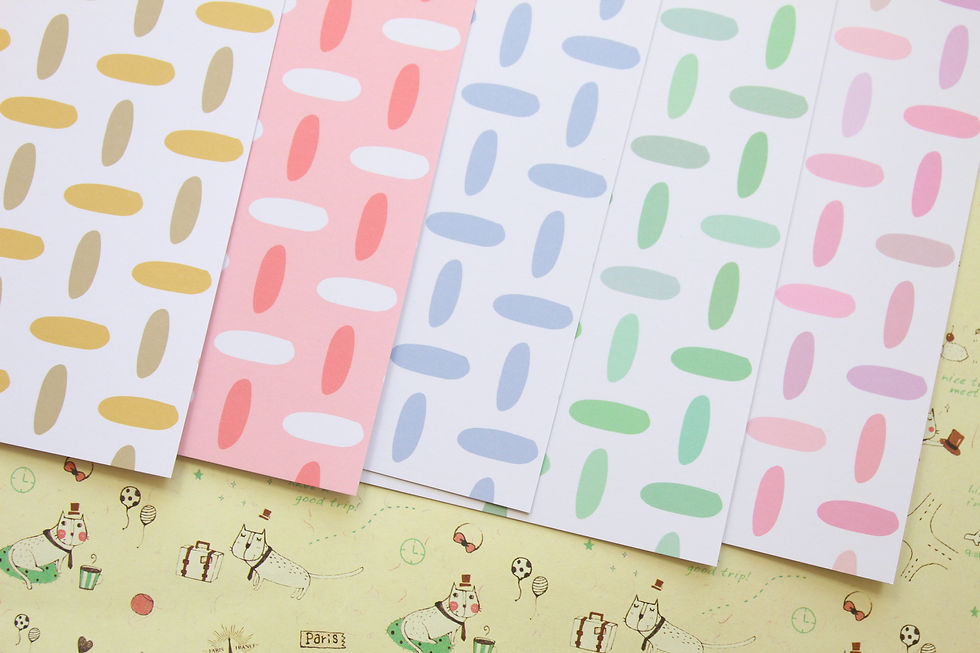 Thumbnail: set 15 pitter patterns mix printed card stock