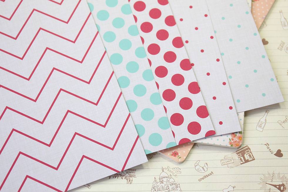 Thumbnail: set 02 linen patterns printed card stock