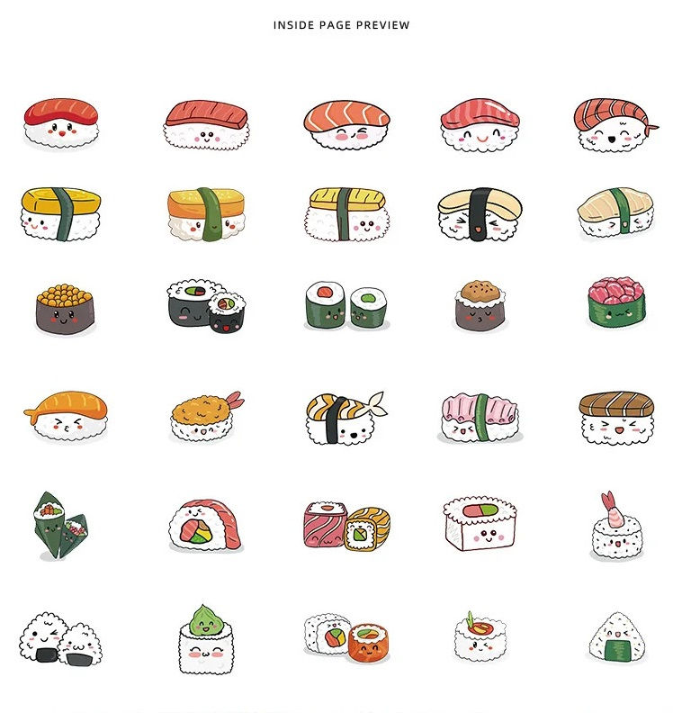 Thumbnail: have some sushi etari life cartoon stickers