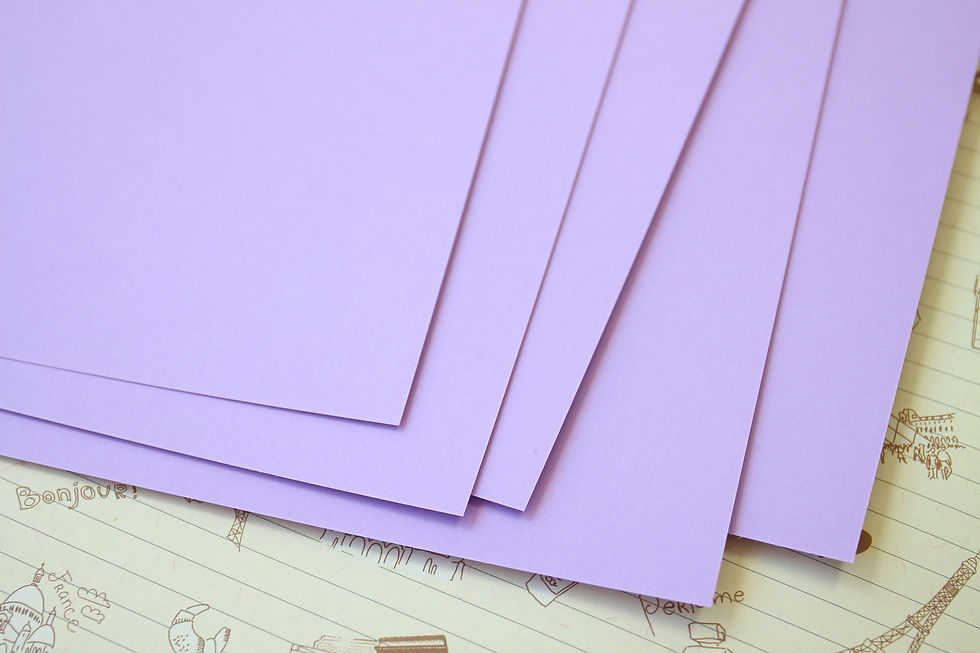 Thumbnail: lilac papermill series card stock