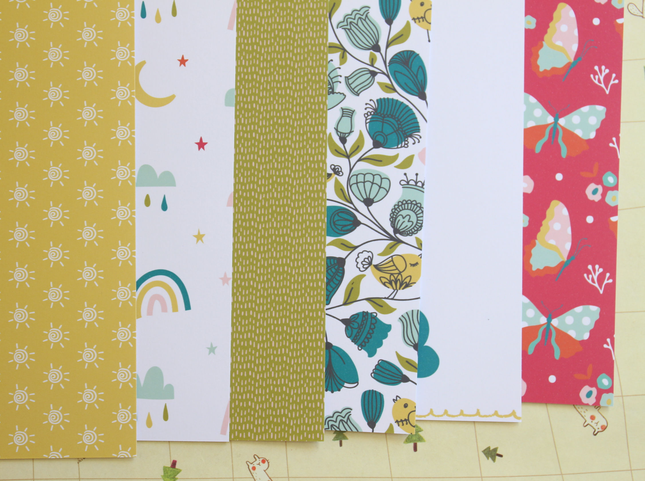 set 01 april stories mix printed card stock