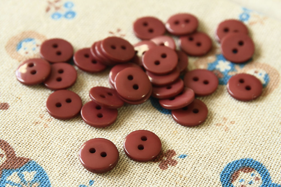 Thumbnail: resin candy colour mini buttons set