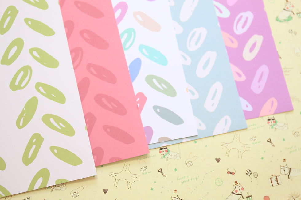 Thumbnail: set 11 pitter patterns mix printed card stock