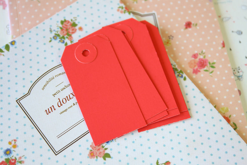 Thumbnail: wg small colour luggage gift tags