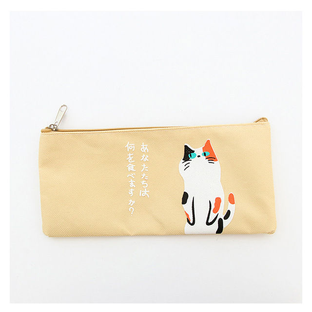 Thumbnail: creative cat cartoon pen bag