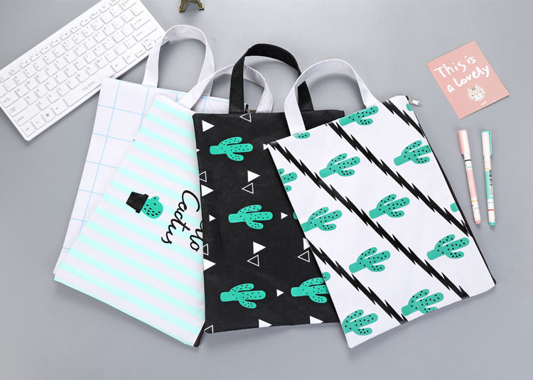 Thumbnail: cactus cartoon file bag