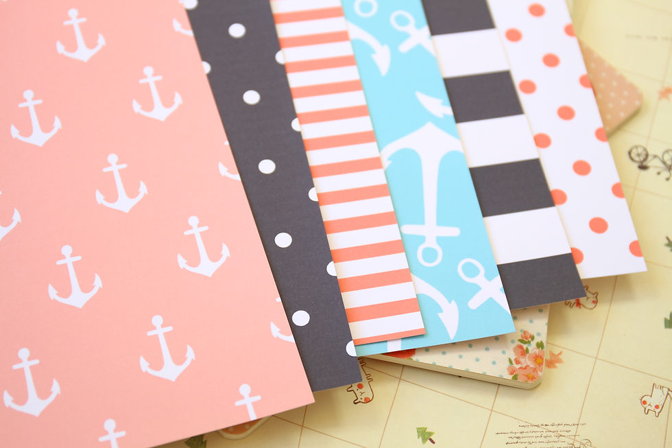 Thumbnail: set 02 coastal anchors mix printed card stock