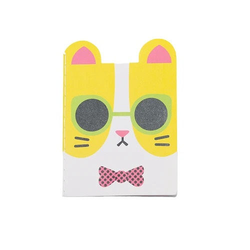 Thumbnail: student cat cartoon notebook