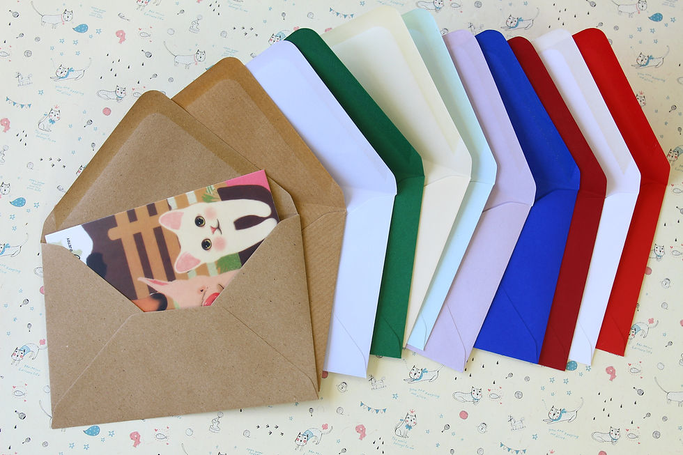 Thumbnail: pale lilac c6 banker envelopes