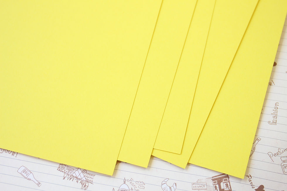 Thumbnail: daffodil yellow papermill series card stock