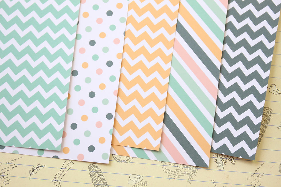 set 02 beach days mix printed card stock