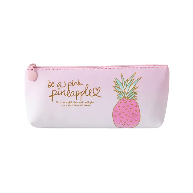 Thumbnail: pink pineapple pvc pen bag