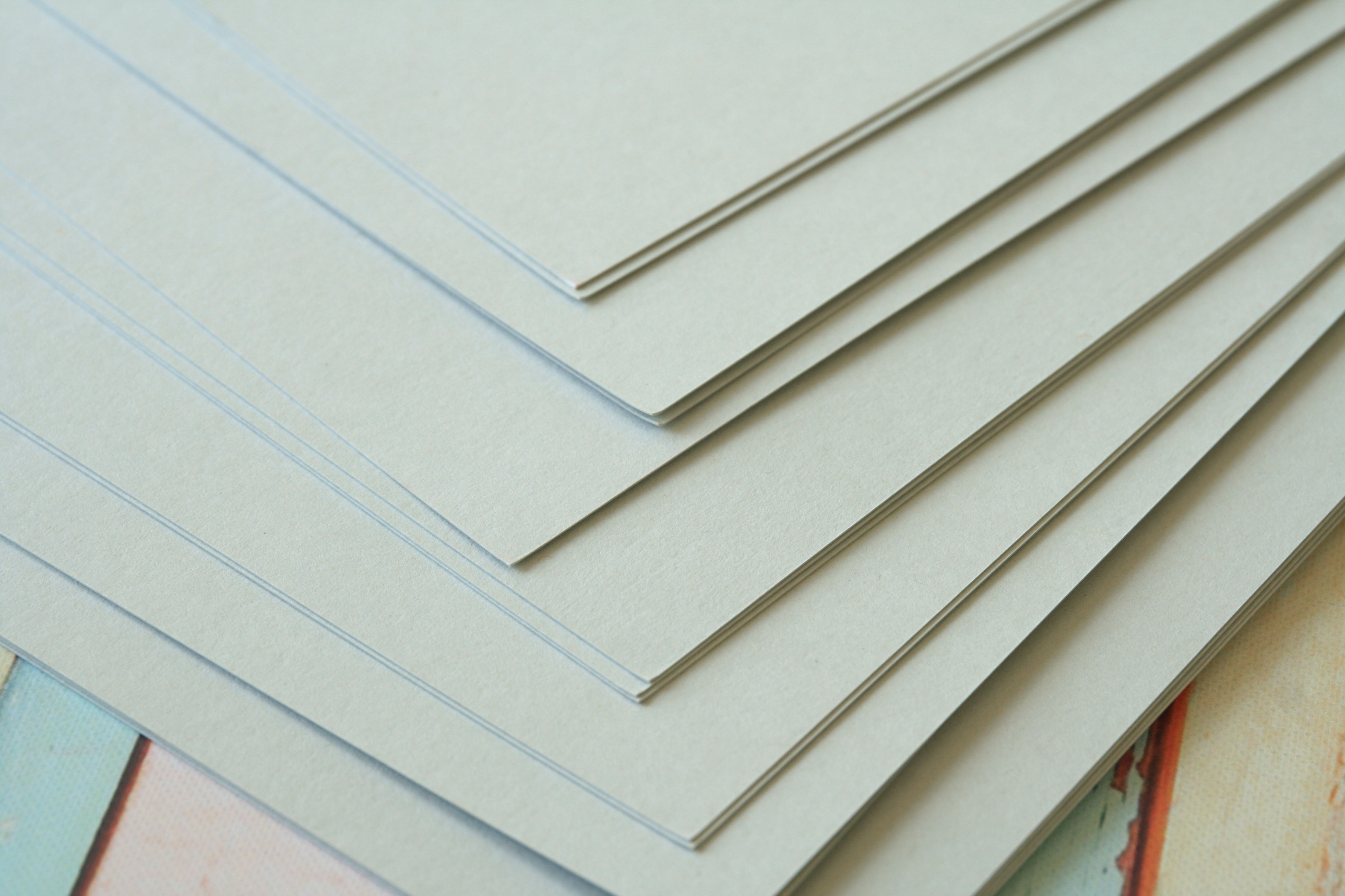pastel grey craft style cardstock