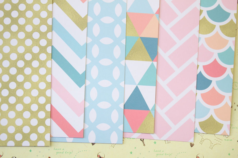 set 01 a touch of gold mix printed card stock