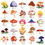 Thumbnail: cute mushrooms large cute cartoon stickers