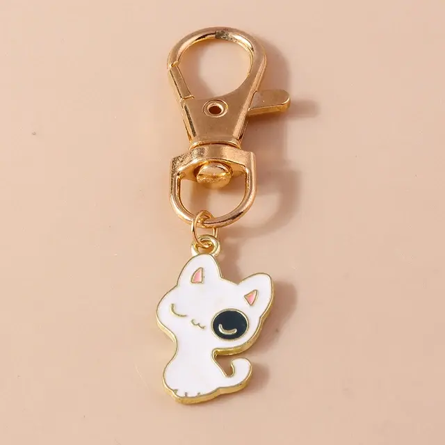 Thumbnail: sweet cat keyring keychain