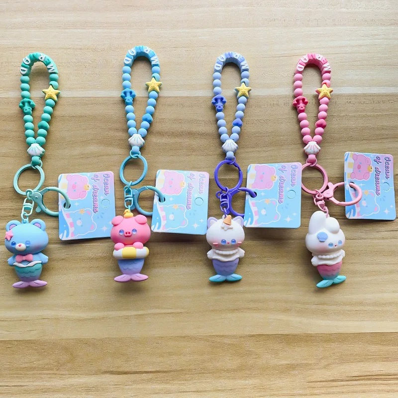 Thumbnail: dream mermaid doll toy keychain