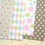 Thumbnail: set 02 pink blue green and brown mix printed card stock