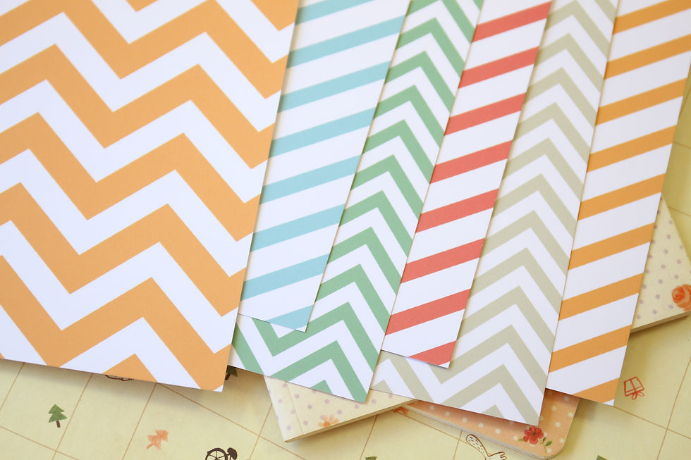 Thumbnail: set 02 retro picnic mix printed card stock