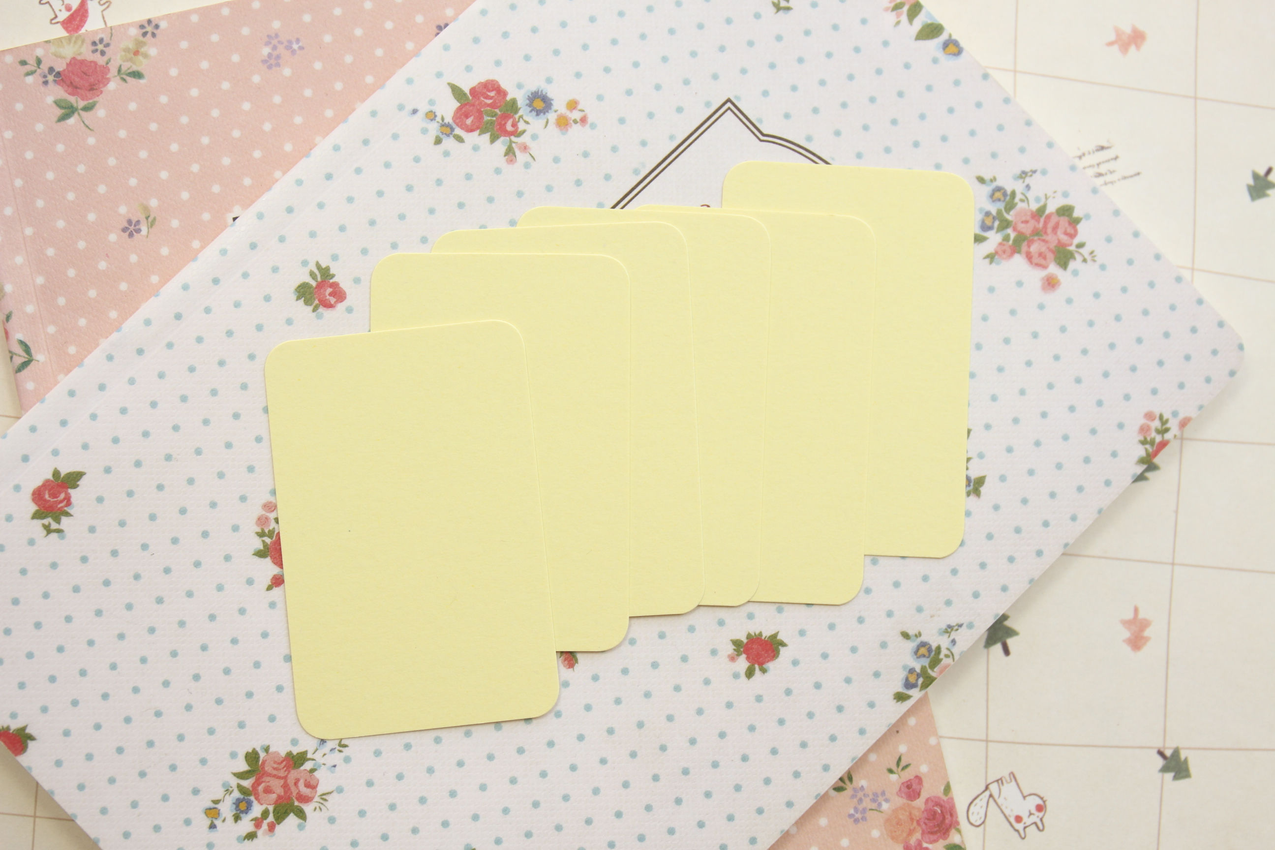 sunlight yellow craft style colour business cards