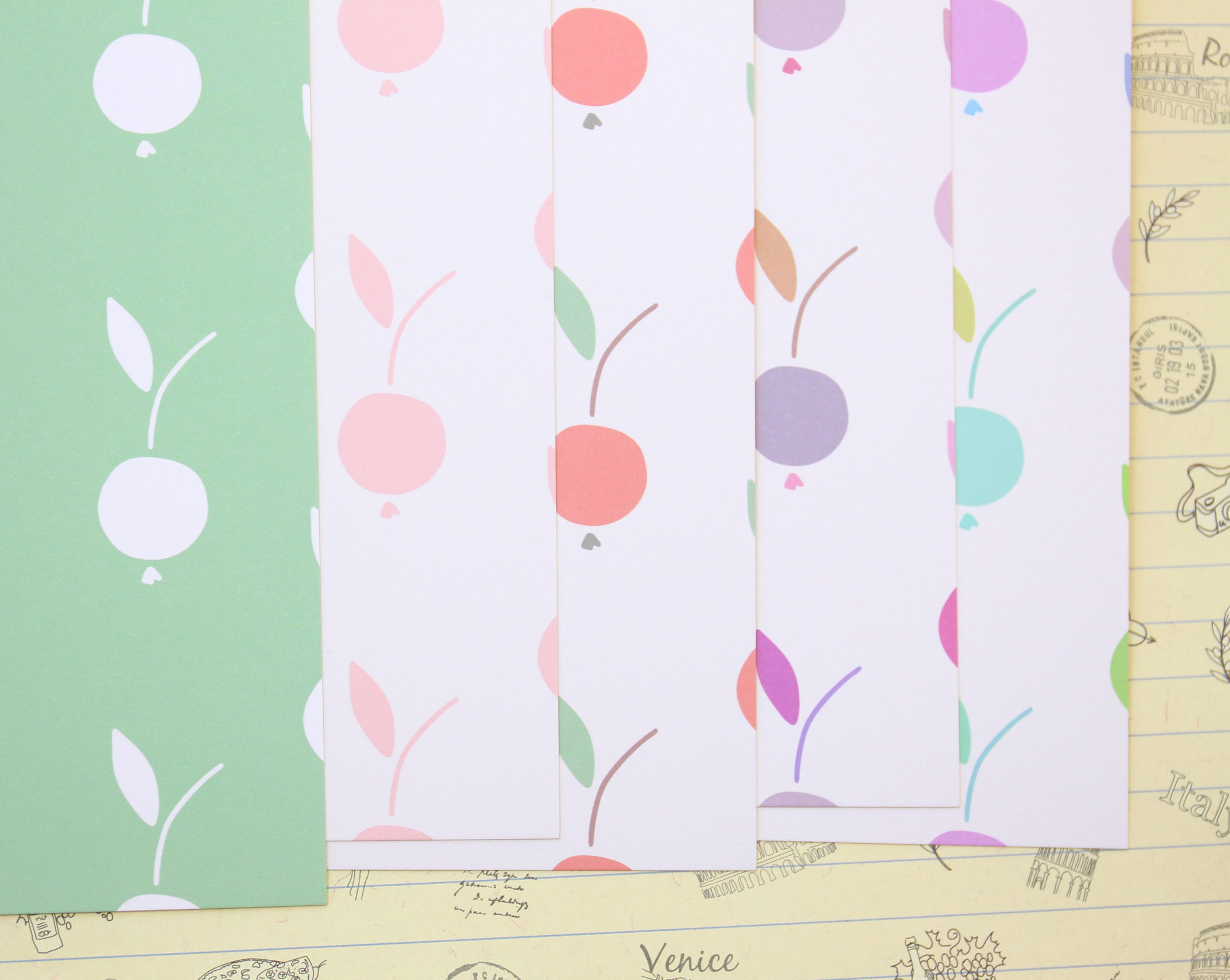 set 64 pitter patterns mix printed card stock