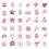 Thumbnail: cute pink large cartoon stickers