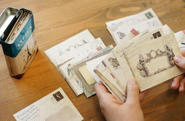 Thumbnail: ancien vintage style mini envelopes