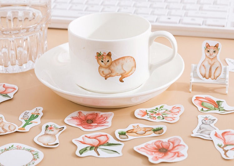 Thumbnail: chunyi cat house mo-card cartoon shapes stickers