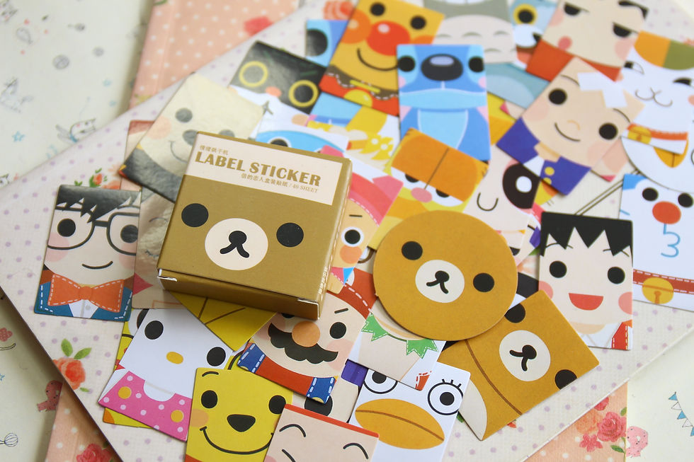 Thumbnail: rilakkuma cartoon sealing stickers