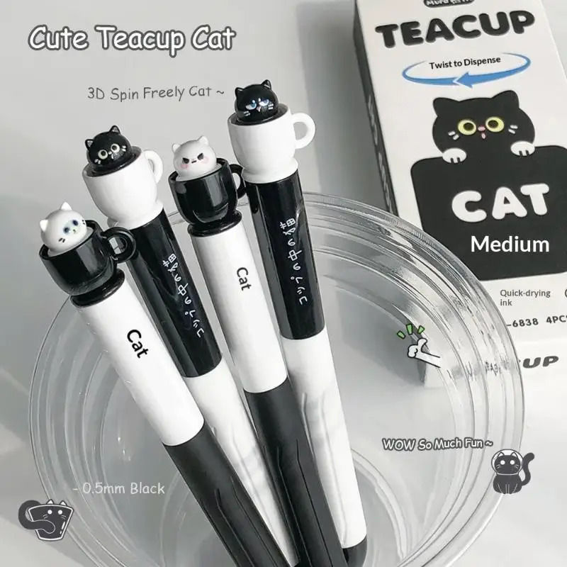 Thumbnail: teacup cat cute cartoon pen
