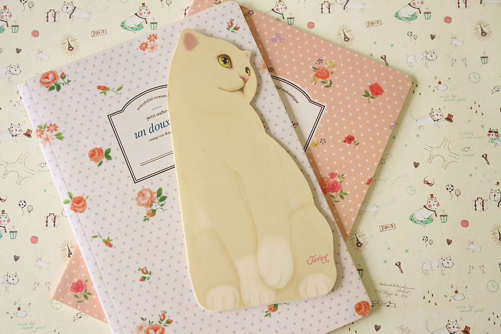 Thumbnail: choo choo cat blank greeting card