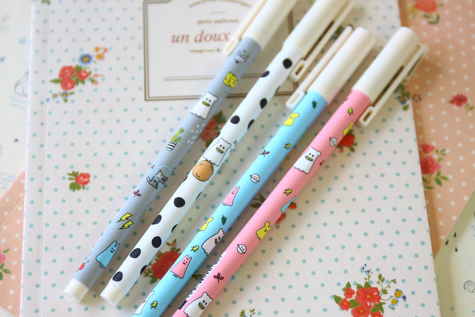 Thumbnail: happy ghost cartoon pens