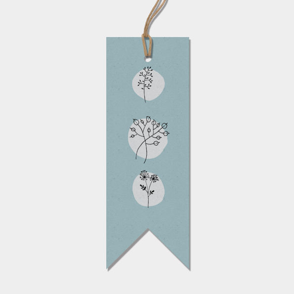 Thumbnail: robins and hedgerow gift tags